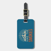 Étiquette À Bagage Randonnée Les Sunburst De Smoky Mountains (Devant Vertical)