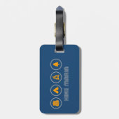 Étiquette À Bagage Randonnée Marin Californie (Dos Vertical)