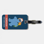 Étiquette À Bagage Randonnée Monster Cookie | Ajouter vos information (Dos horizontal)