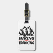 Étiquette À Bagage Randonnée ou trekking (Devant Vertical)
