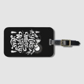 Étiquette À Bagage Randonnée Plus Inquiète Moins Groupe Camping Extér (Devant Horizontal)