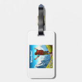 Étiquette À Bagage Randonnée Woo-Hoo a oublié mon téléphone (Dos Vertical)