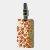 Étiquette À Bagage Rangées de pavots I (Devant Vertical)