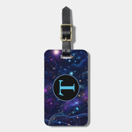 Étiquette À Bagage Rapture nébuleuse (Devant Vertical)