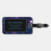 Étiquette À Bagage Rapture nébuleuse (Dos horizontal)