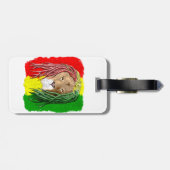 Étiquette À Bagage Rasta Lion (Dos horizontal)