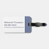 Étiquette À Bagage RAVENCLAW™ Wit Learning Wisdom Crest (Dos horizontal)