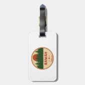 Étiquette À Bagage Rawah Wilderness Colorado (Dos Vertical)