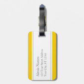 Étiquette À Bagage Rayon d'aile Monogramme Sunshine (Dos Vertical)