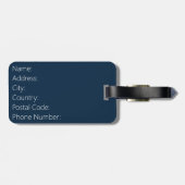 Étiquette À Bagage Rayons solaires rétro (Dos horizontal)