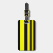 Étiquette À Bagage Rayures de bourdon (Devant Vertical)
