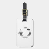 Étiquette À Bagage RECHARGER L'ICÔNE CODE BARRE Modèle de code-barres (Devant Vertical)