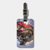 Étiquette À Bagage Rechercher et Secourir (Devant Vertical)