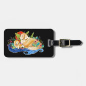 ÉTIQUETTE À BAGAGE RÉCUPÉRATION BINDI GOLDEN (Devant horizontal)