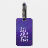 Étiquette À Bagage Récupération de la bibliothèque (Dos Vertical)