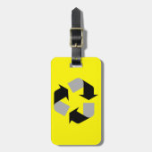 Étiquette À Bagage Recycler (Devant Vertical)