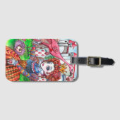 Étiquette À Bagage Red Queen's Golf Time (Devant Horizontal)