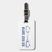 Étiquette À Bagage Red Rock Canyon Escalade Quickdraw (Devant Vertical)