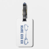 Étiquette À Bagage Red Rock Canyon Escalade Quickdraw (Dos Vertical)