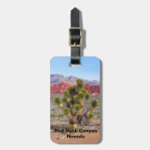 Étiquette À Bagage Red Rock Canyon Las Vegas Nevada (Devant Vertical)