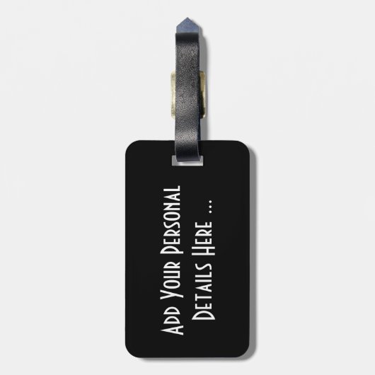 Étiquette À Bagage Red Rose cd ltcna (Dos Vertical)