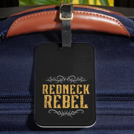 Étiquette À Bagage Redneck Rebel (Insitu Rectoal 2)