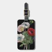 Étiquette À Bagage Redoute : Anémone, 1833 (Devant Vertical)