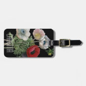 Étiquette À Bagage Redoute : Anémone, 1833 (Devant horizontal)