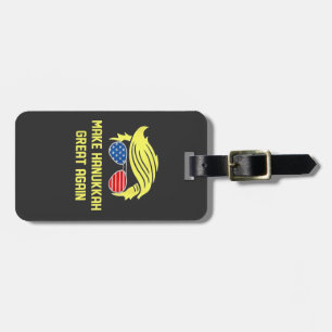 Étiquette À Bagage Refaire Hanukkah Great Again Trump Juif
