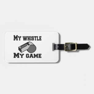 Étiquette À Bagage Référence Mon Whistle Mon Jeu