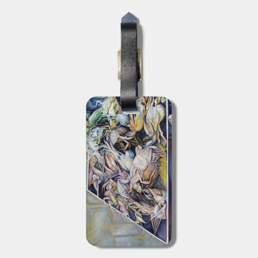 Étiquette À Bagage Réfléchir hors de la boîte (Dos Vertical)