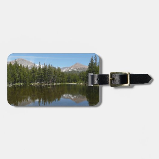 Étiquette À Bagage Reflet du lac de Yosemite (Devant horizontal)