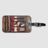 Étiquette À Bagage Reflet du patriotisme : USA (Devant Horizontal)