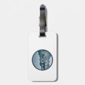 Étiquette À Bagage Réflexion de Cayuga Lake New York (Dos Vertical)