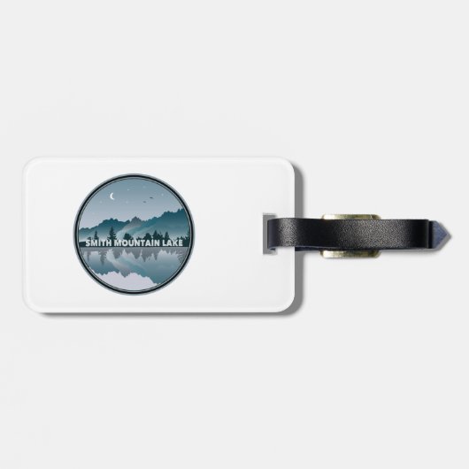 Étiquette À Bagage Réflexion de Smith Mountain Lake Virginie (Dos horizontal)