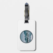 Étiquette À Bagage Réflexion du lac Belews en Caroline du Nord (Dos Vertical)