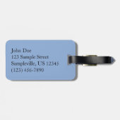 Étiquette À Bagage Réflexion du lac Ours II (Dos horizontal)