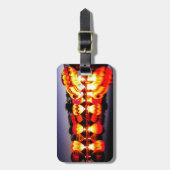 Étiquette À Bagage Réflexions des ballons à air chauds (Devant Vertical)