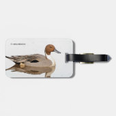 Étiquette À Bagage Réflexions d'un canard à ongles du Nord (Dos horizontal)