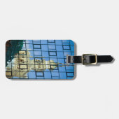 Étiquette À Bagage Réflexions sur les bâtiments (Devant horizontal)