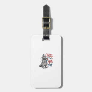 Étiquette À Bagage Refroidir le 4ème dessin de chemise patriotique de