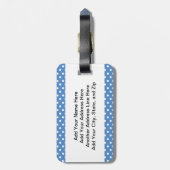 Étiquette À Bagage Régime équilibré de chocolat (Dos Vertical)