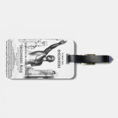 Étiquette À Bagage Règle des ingénieurs (Dos horizontal)