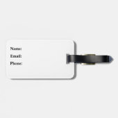 Étiquette À Bagage Règle des pandas mignons (Dos horizontal)