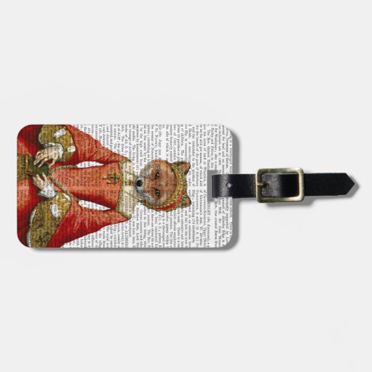 Étiquette À Bagage Reine 2 de Fox (Devant horizontal)