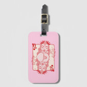 Étiquette À Bagage Reine des Coeurs (Devant Vertical)