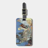 Étiquette À Bagage Reine des neiges Russe Princesse Reindeer (Devant Vertical)