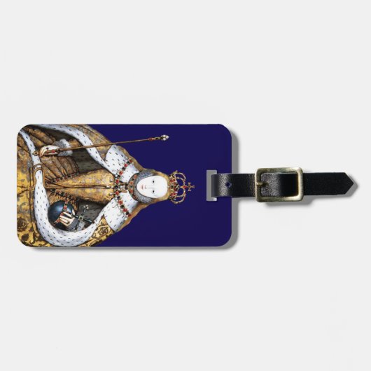 Étiquette À Bagage Reine Elizabeth d'Angleterre (Devant horizontal)