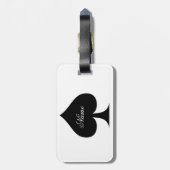 Étiquette À Bagage Reine noire de pique Black Thunder_Cove (Dos Vertical)
