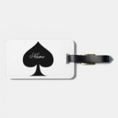 Étiquette À Bagage Reine noire de pique Black Thunder_Cove (Dos horizontal)